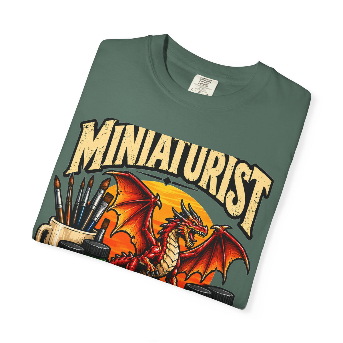 Miniaturist Dragon T-Shirt | Miniature Painting Hobby Tee