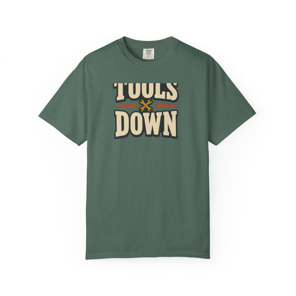 Tools Down T-Shirt | Retro Garage Workwear Tee