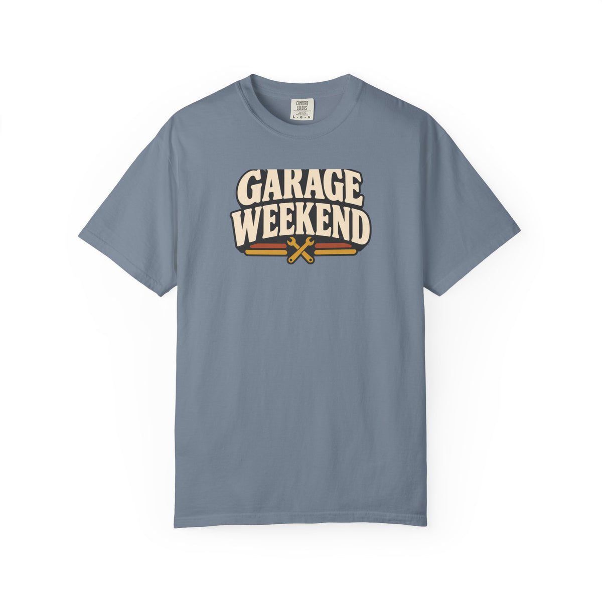 Garage Weekend T-Shirt | Retro Garage Workwear Tee