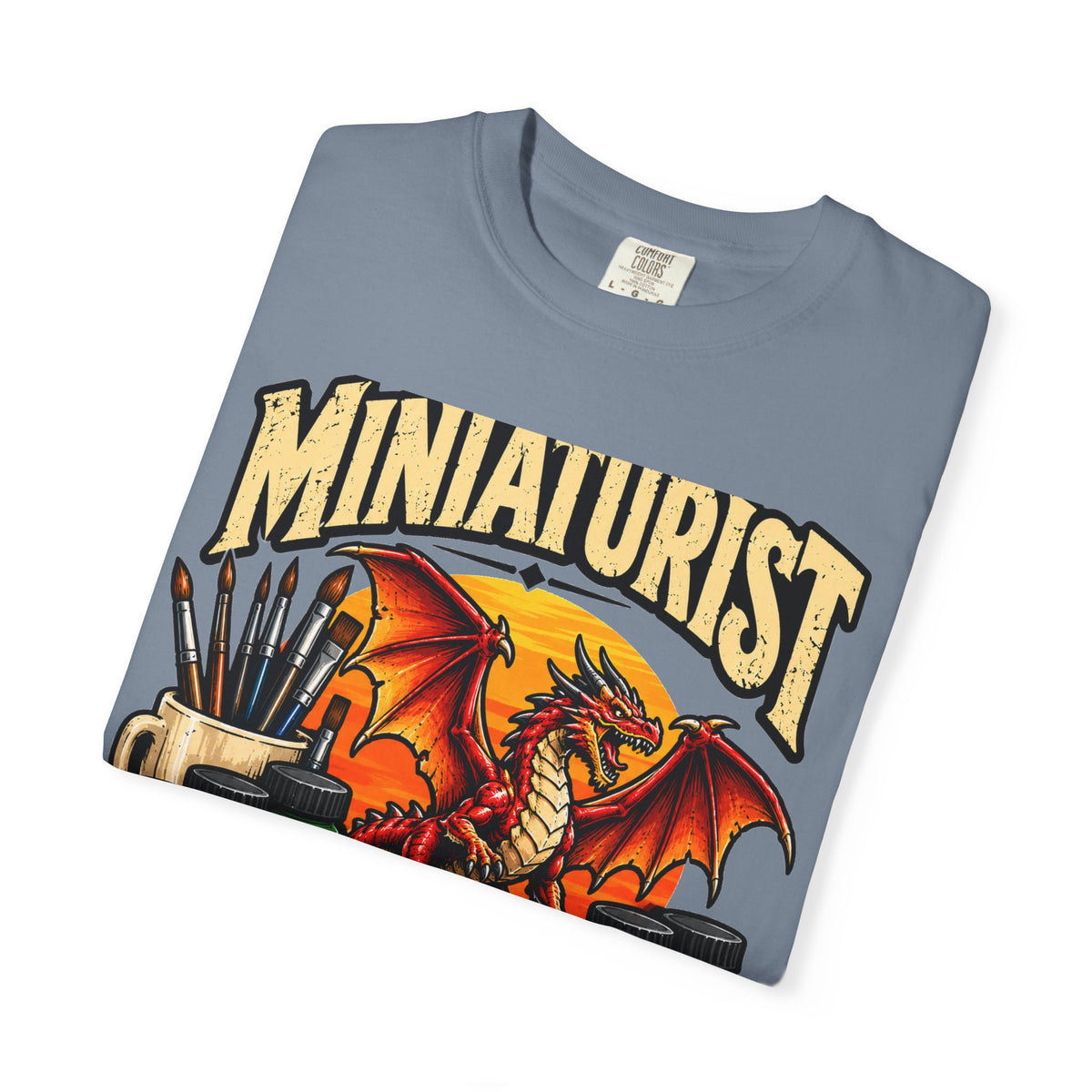 Miniaturist Dragon T-Shirt | Miniature Painting Hobby Tee