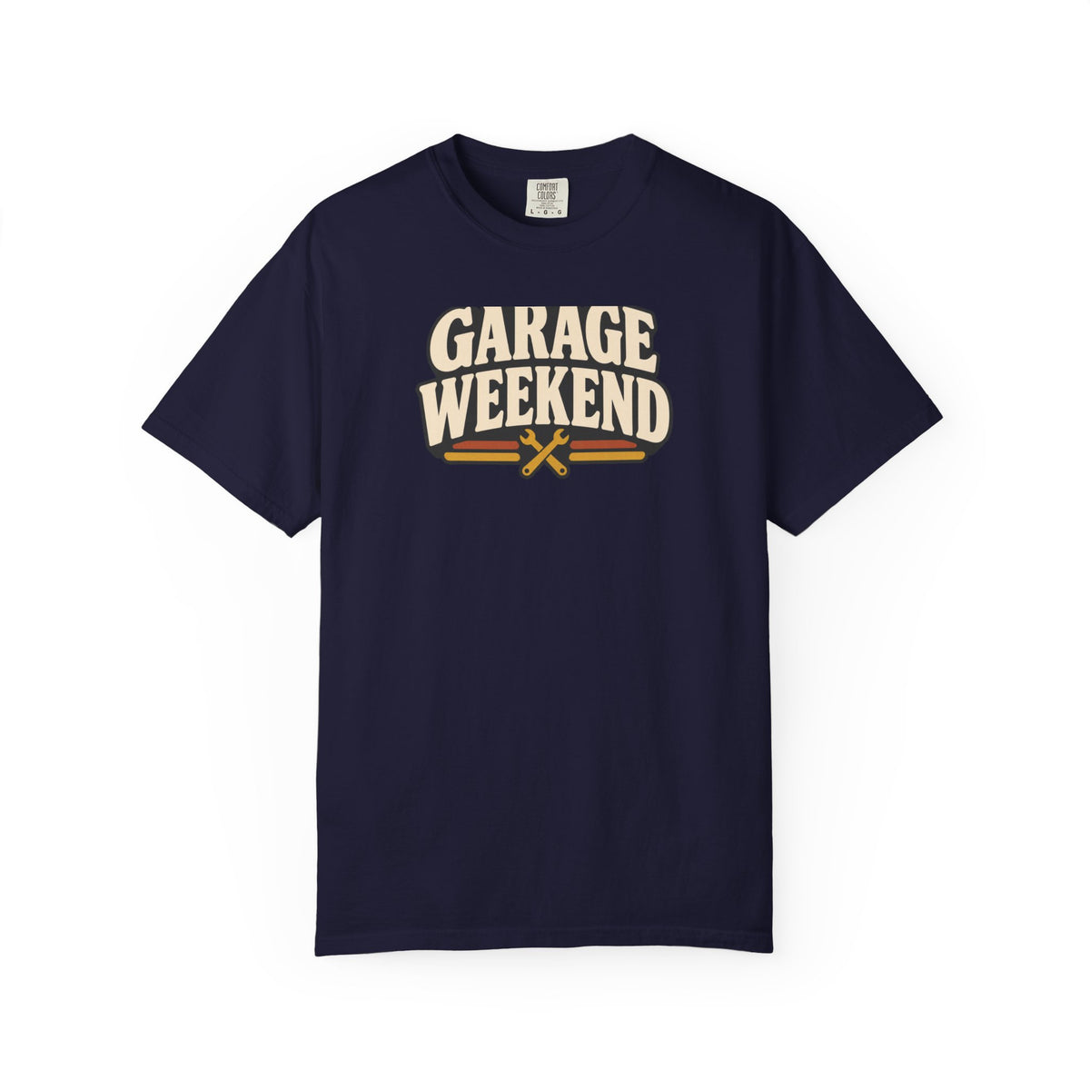 Garage Weekend T-Shirt | Retro Garage Workwear Tee