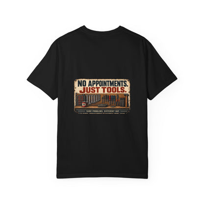 No Appointments Just Tools T-Shirt | Retro Garage Workshop Tee
