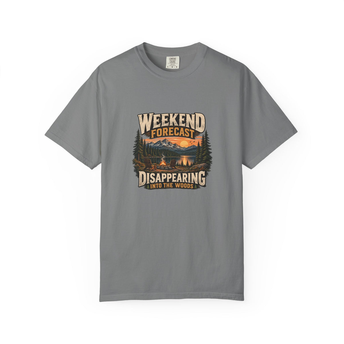 Weekend Forecast: Disappearing into the Woods T-Shirt | Retro Outdoor Tee