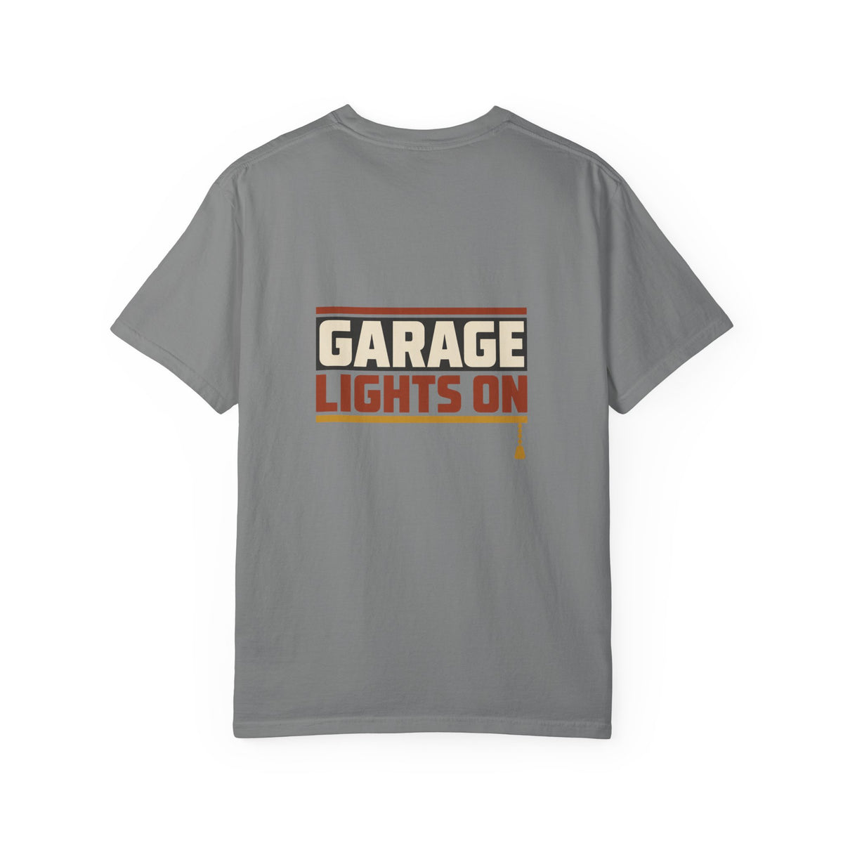 GARAGE LIGHTS ON T-Shirt | Retro Workshop Tee
