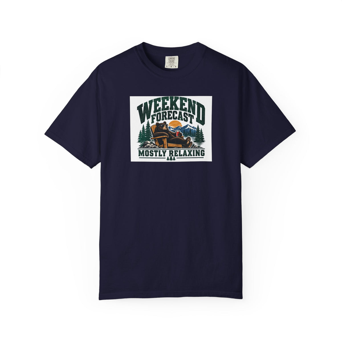 Weekend Forecast: Mostly Relaxing T-Shirt | Retro Outdoor Bear Tee