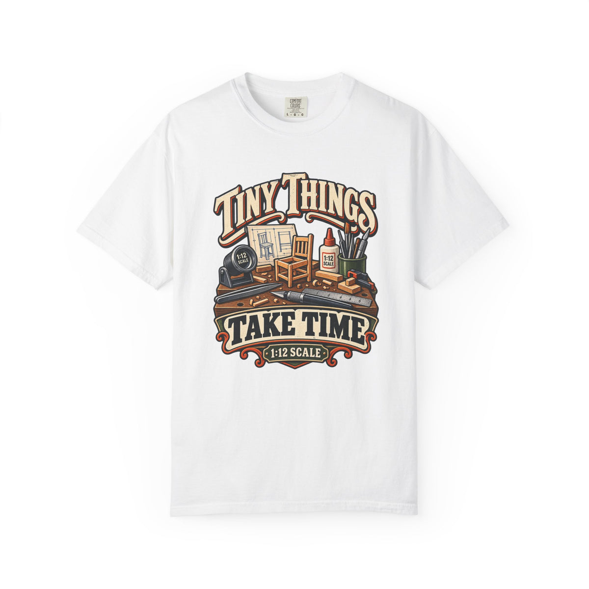 Tiny Things Take Time T-Shirt | 1:12 Scale Miniaturist Tee