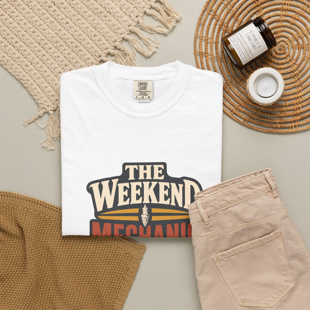 THE WEEKEND MECHANIC T-Shirt | Retro Workshop Tee