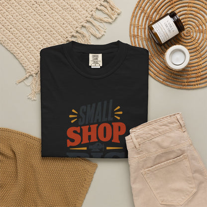 SMALL SHOP BIG IDEAS T-Shirt | Retro Workshop Tee