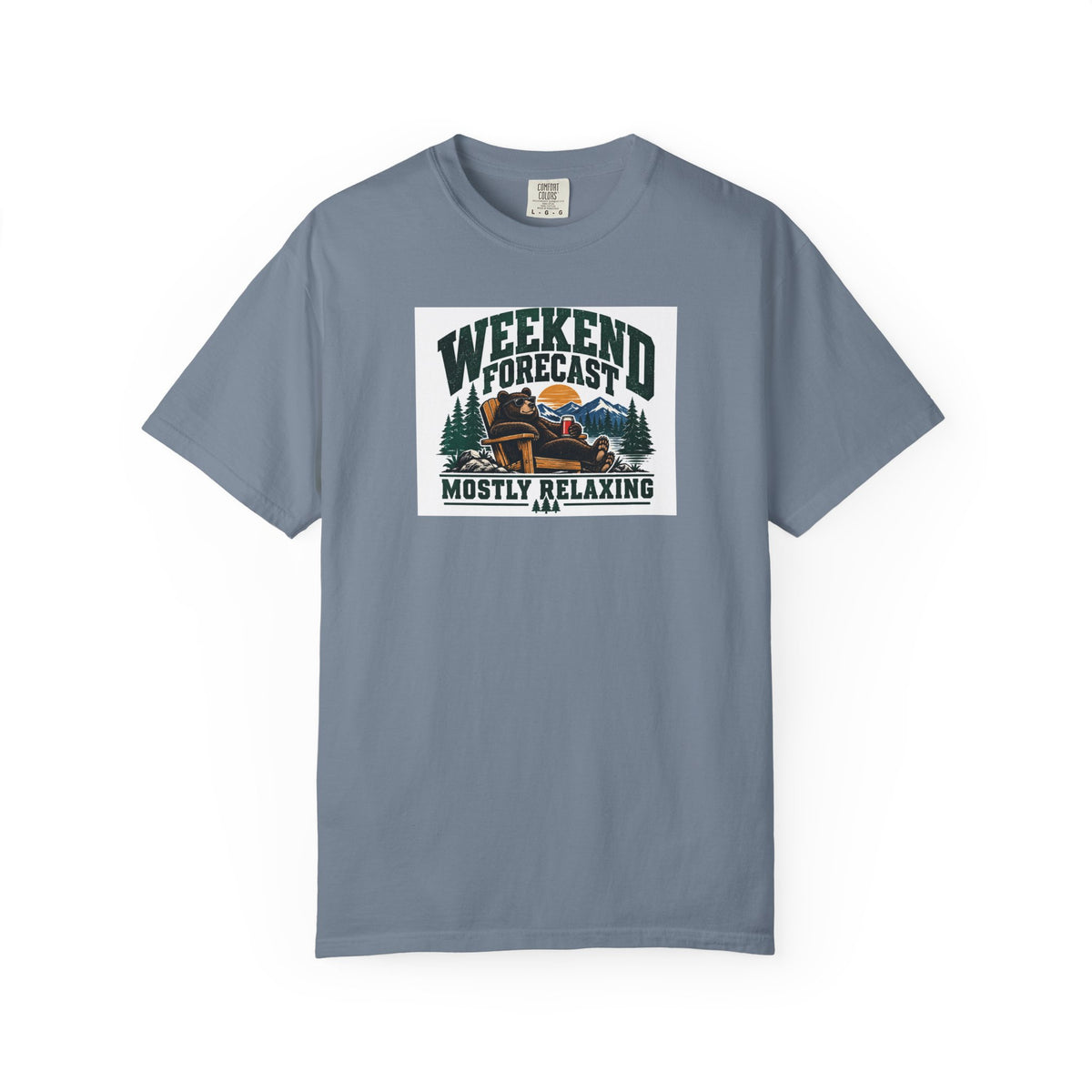 Weekend Forecast: Mostly Relaxing T-Shirt | Retro Outdoor Bear Tee