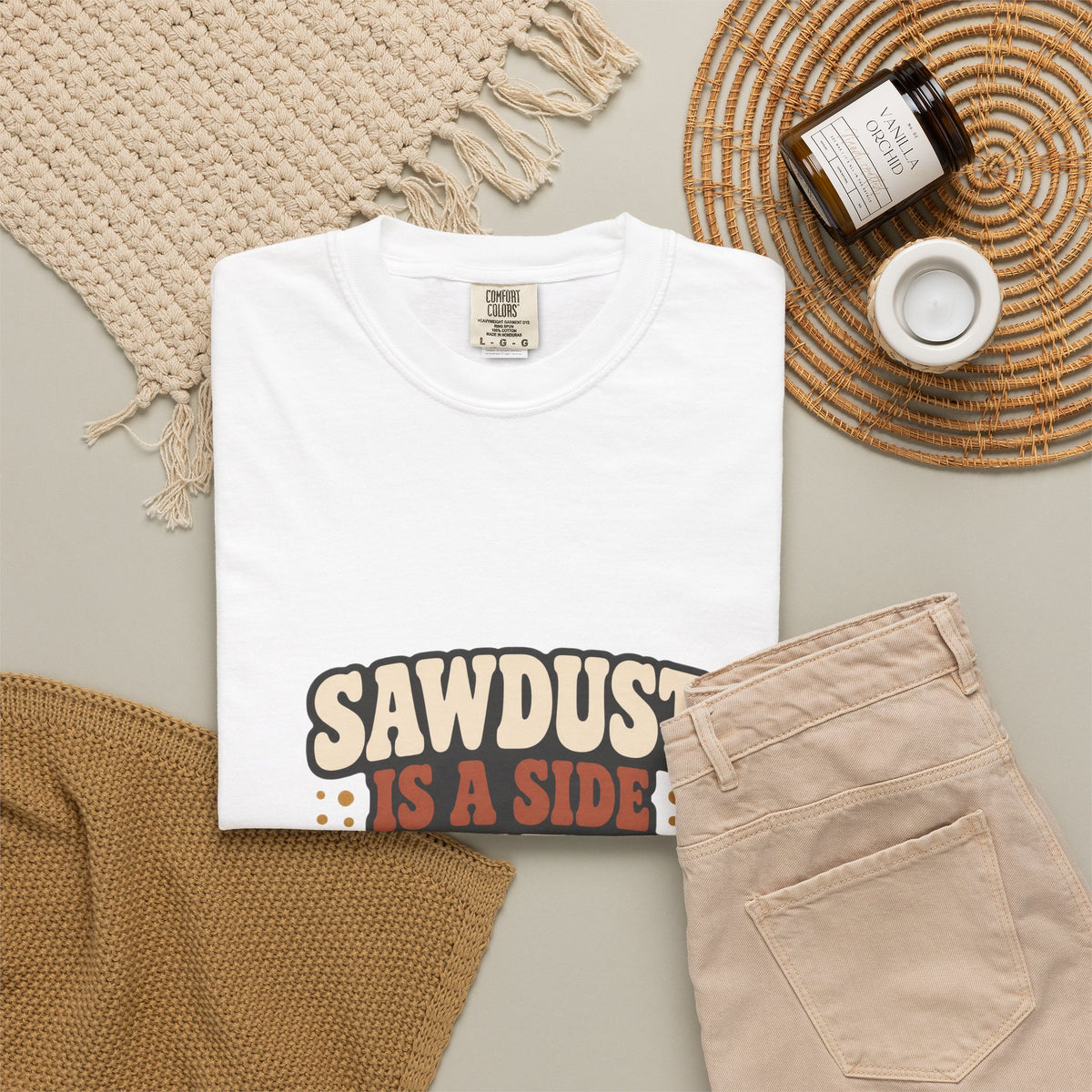 SAWDUST IS A SIDE EFFECT T-Shirt | Retro Workshop Tee