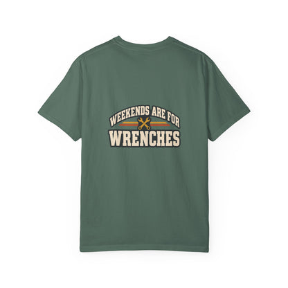 WEEKENDS ARE FOR WRENCHES T-Shirt | Retro Workshop Tee
