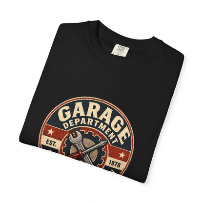 Garage Department T-Shirt | Retro Maintenance Division Workshop Tee