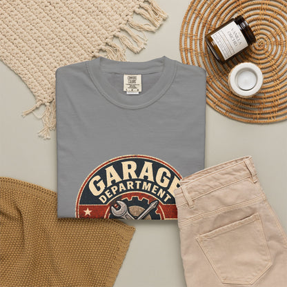 Garage Department T-Shirt | Retro Maintenance Division Workshop Tee