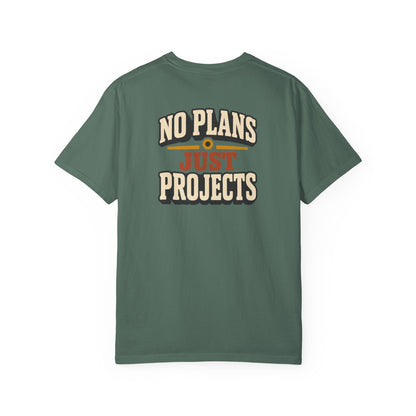 No Plans Just Projects T-Shirt | Retro Workshop Tee
