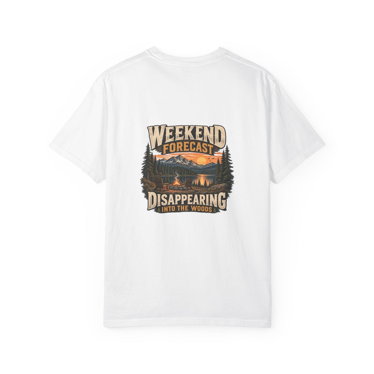 Weekend Forecast: Disappearing into the Woods T-Shirt | Retro Outdoor Tee