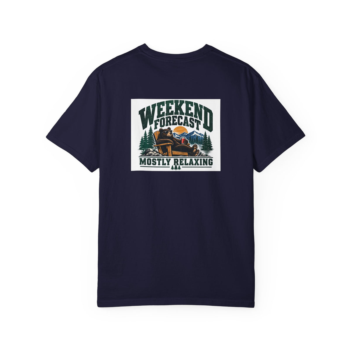 Weekend Forecast: Mostly Relaxing T-Shirt | Retro Outdoor Bear Tee