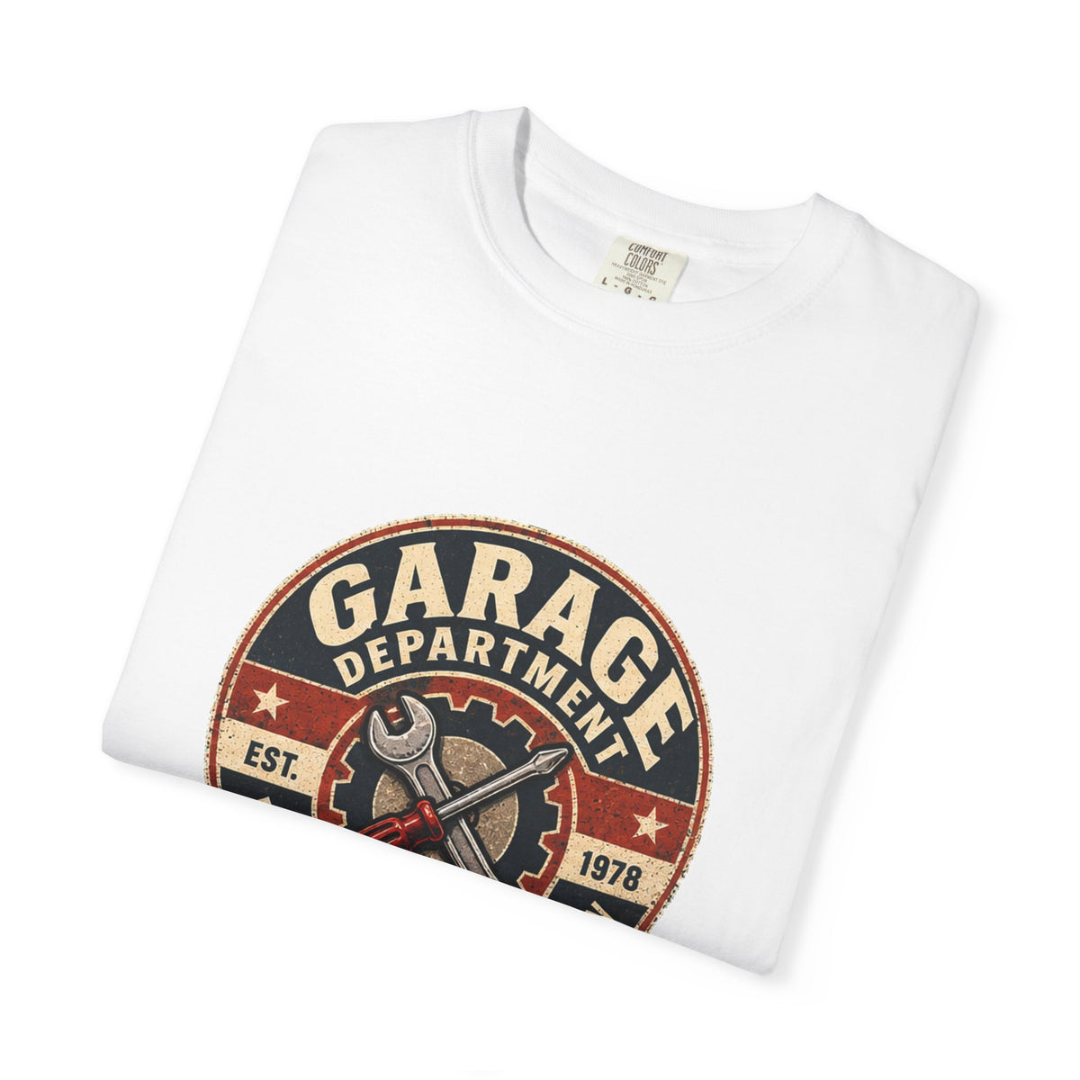 Garage Department T-Shirt | Retro Maintenance Division Workshop Tee