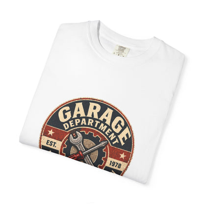 Garage Department T-Shirt | Retro Maintenance Division Workshop Tee