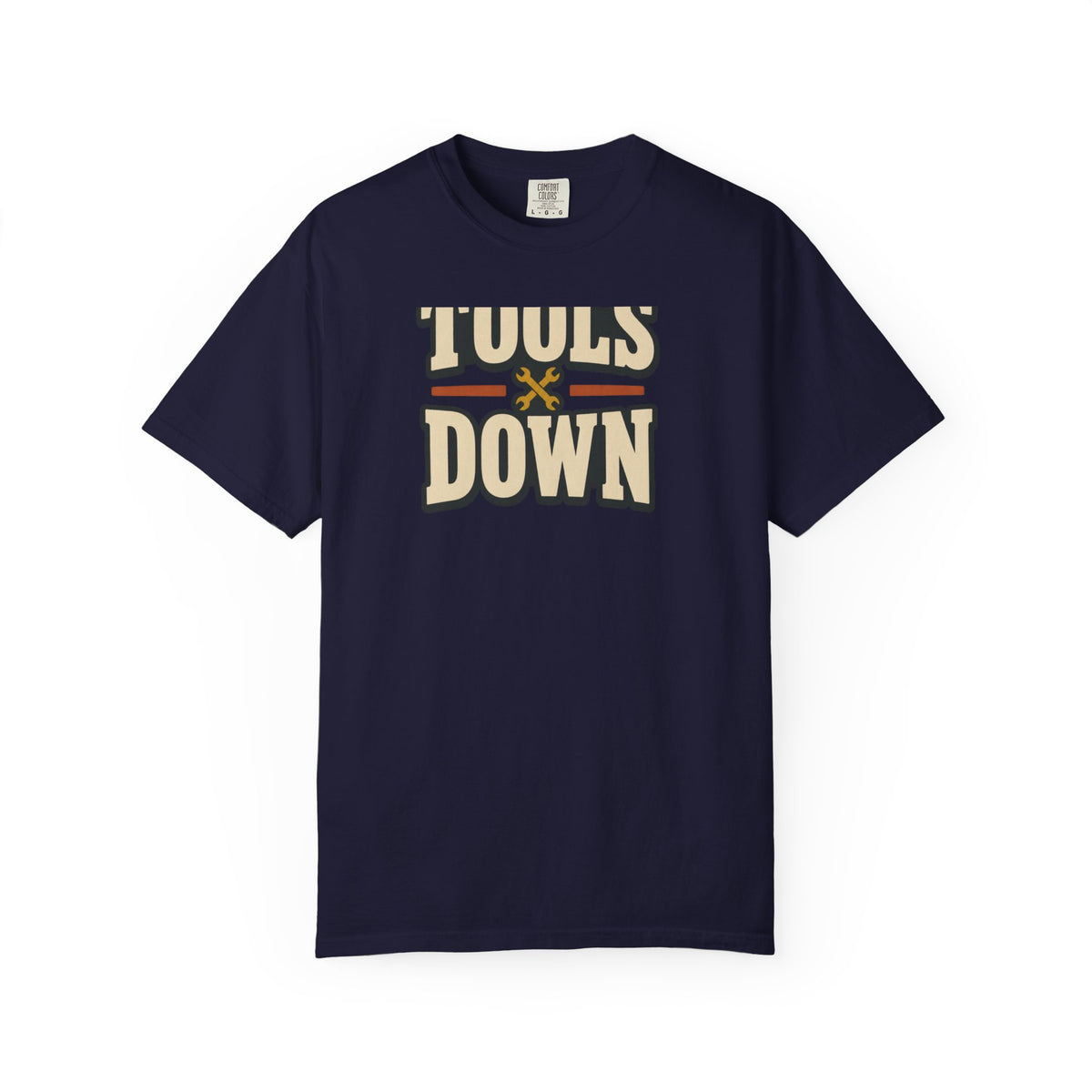 Tools Down T-Shirt | Retro Garage Workwear Tee