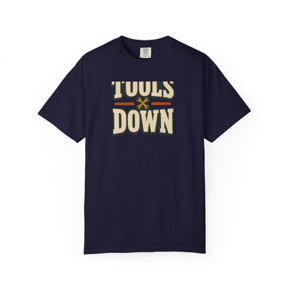 Tools Down T-Shirt | Retro Garage Workwear Tee