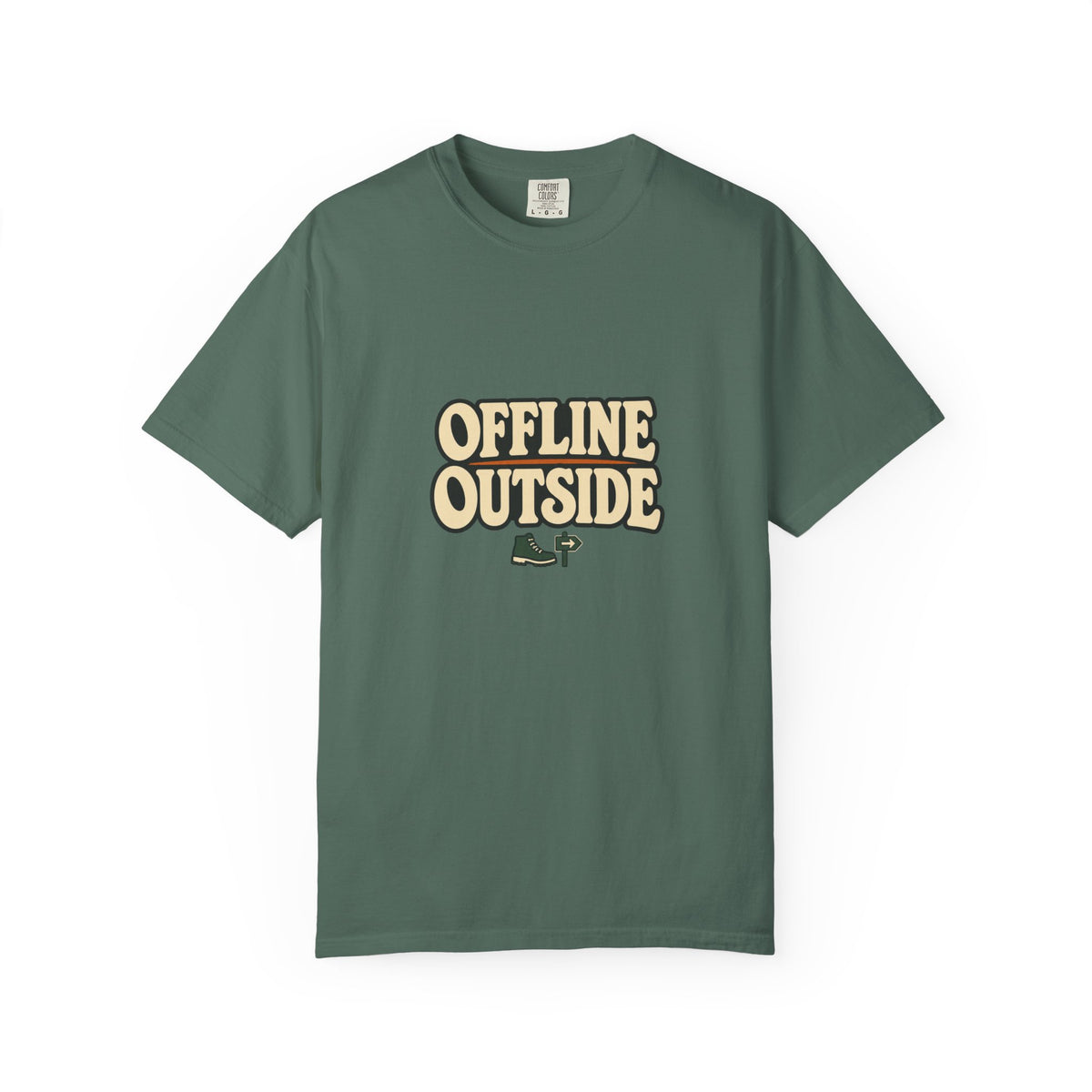 Offline Outside T-Shirt | Retro Outdoor Adventure Tee