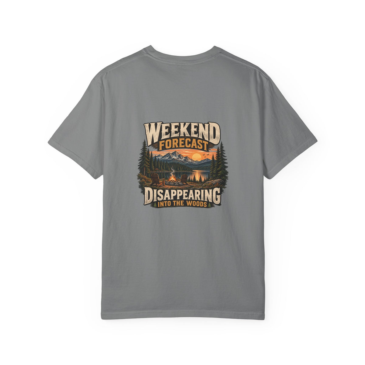 Weekend Forecast: Disappearing into the Woods T-Shirt | Retro Outdoor Tee