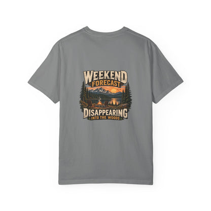 Weekend Forecast: Disappearing into the Woods T-Shirt | Retro Outdoor Tee