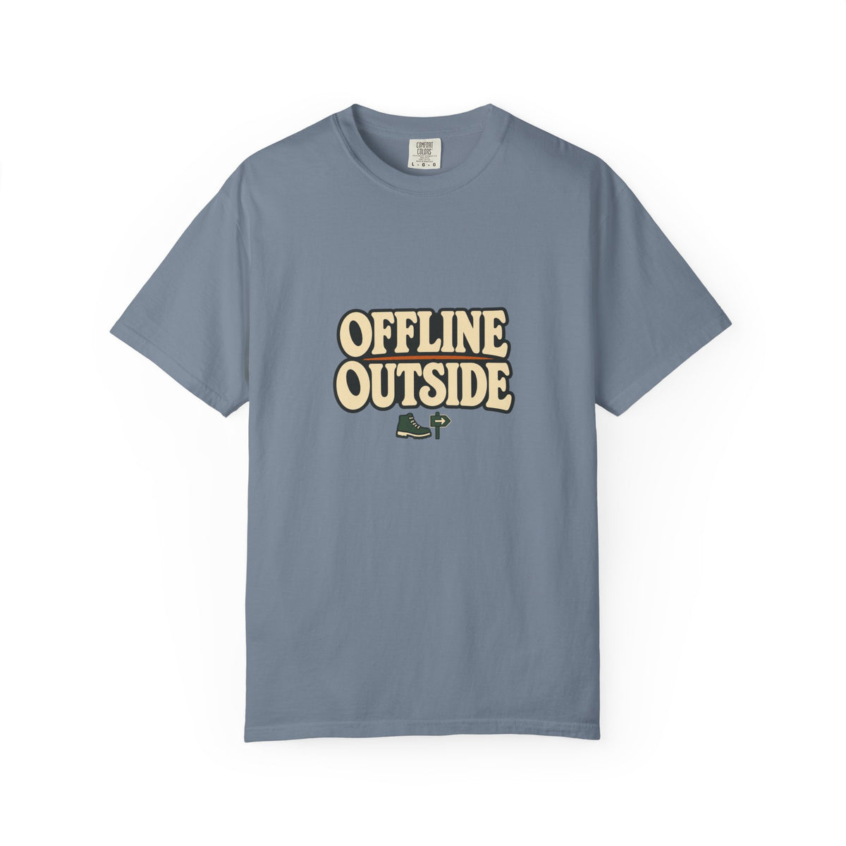 Offline Outside T-Shirt | Retro Outdoor Adventure Tee
