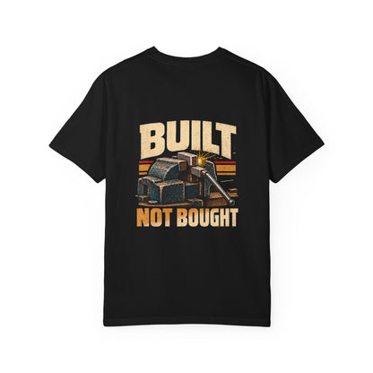 Built Not Bought T-Shirt | Retro Garage Workshop Tee