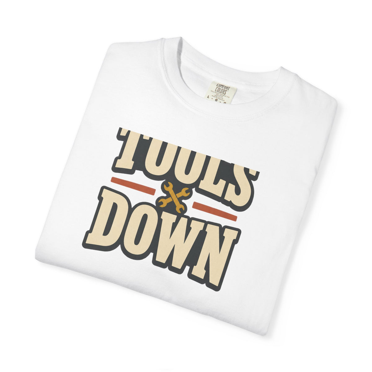 Tools Down T-Shirt | Retro Garage Workwear Tee