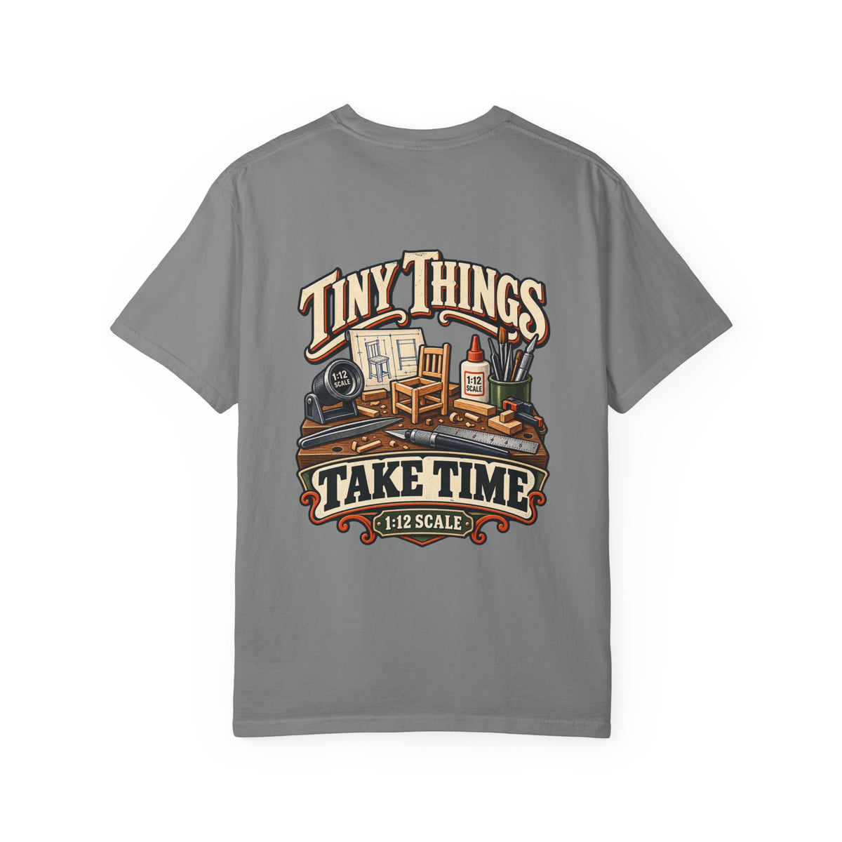 Tiny Things Take Time T-Shirt | 1:12 Scale Miniaturist Tee
