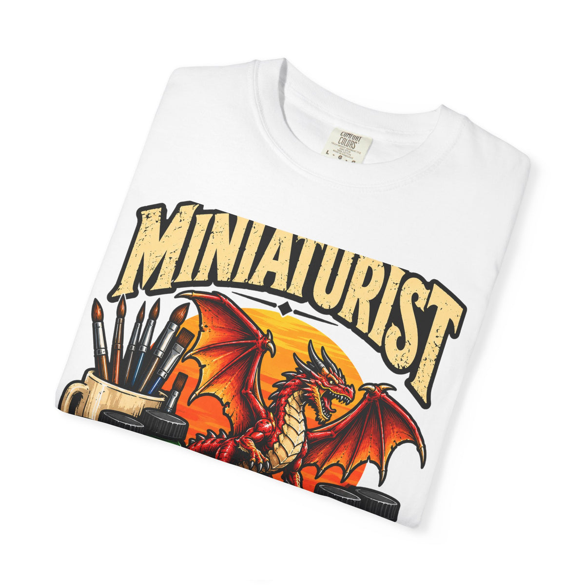 Miniaturist Dragon T-Shirt | Miniature Painting Hobby Tee
