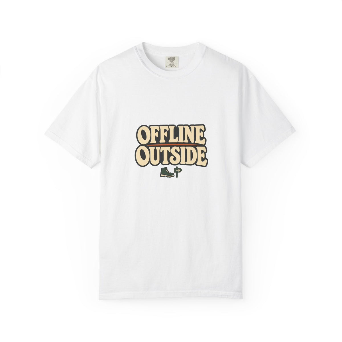 Offline Outside T-Shirt | Retro Outdoor Adventure Tee