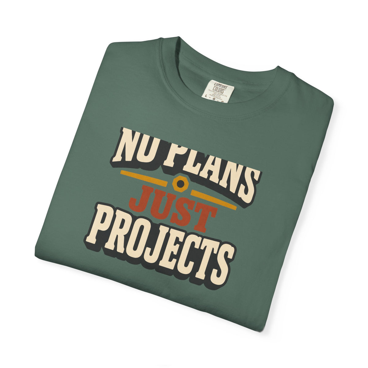 No Plans Just Projects T-Shirt | Retro Workshop Tee