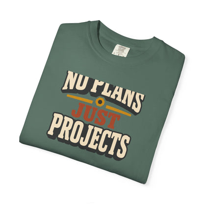 No Plans Just Projects T-Shirt | Retro Workshop Tee