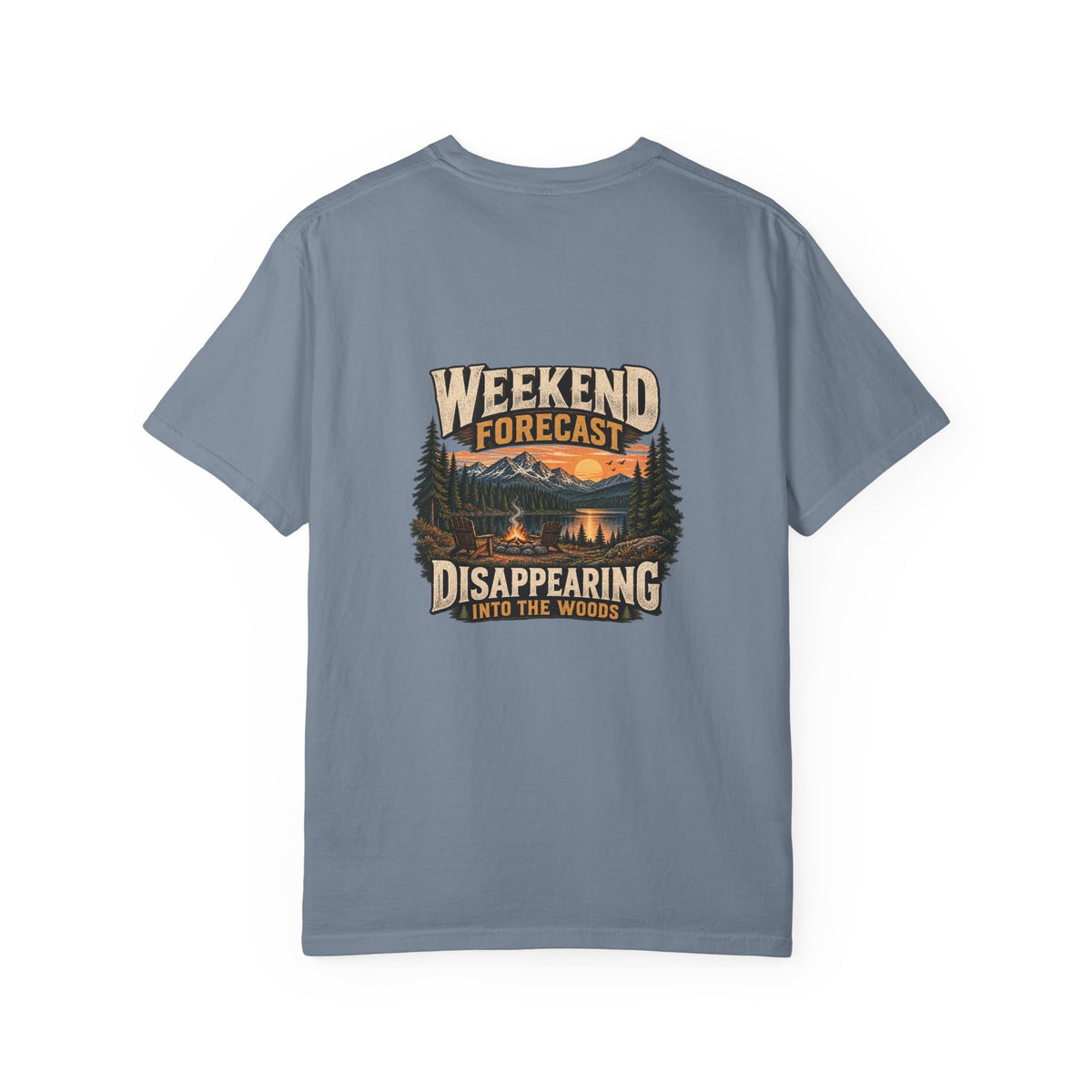 Weekend Forecast: Disappearing into the Woods T-Shirt | Retro Outdoor Tee