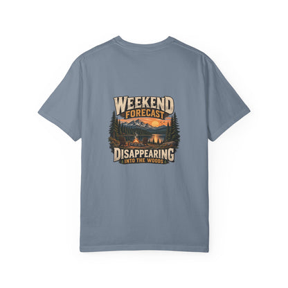 Weekend Forecast: Disappearing into the Woods T-Shirt | Retro Outdoor Tee