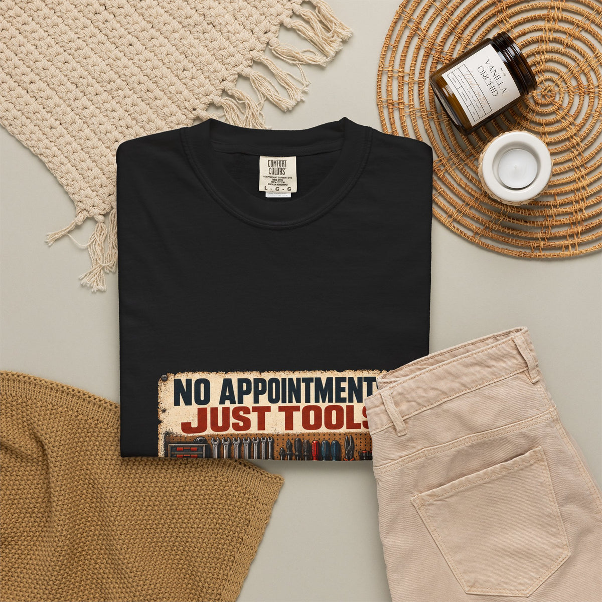 No Appointments Just Tools T-Shirt | Retro Garage Workshop Tee