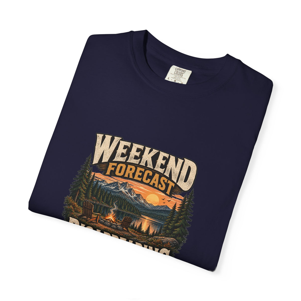 Weekend Forecast: Disappearing into the Woods T-Shirt | Retro Outdoor Tee
