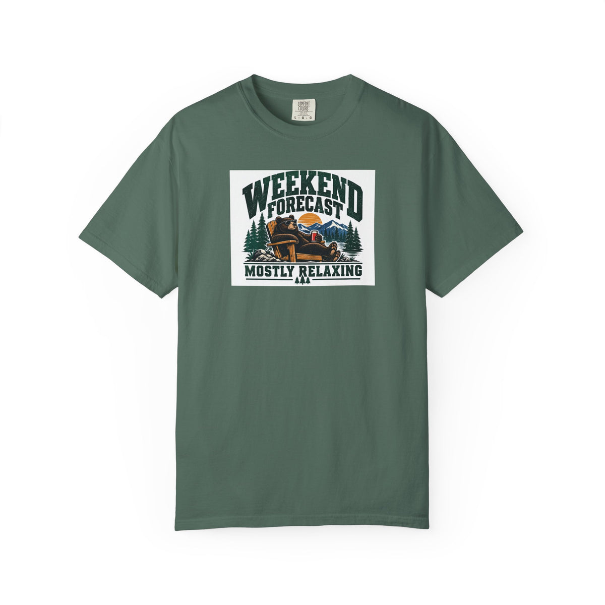 Weekend Forecast: Mostly Relaxing T-Shirt | Retro Outdoor Bear Tee