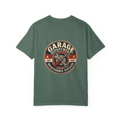 Garage Department T-Shirt | Retro Maintenance Division Workshop Tee