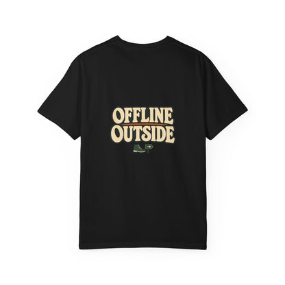 Offline Outside T-Shirt | Retro Outdoor Adventure Tee