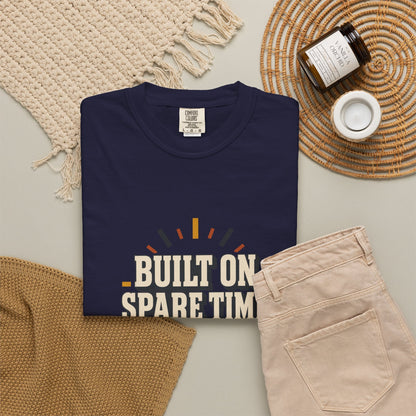 BUILT ON SPARE TIME T-Shirt | Retro Workshop Tee
