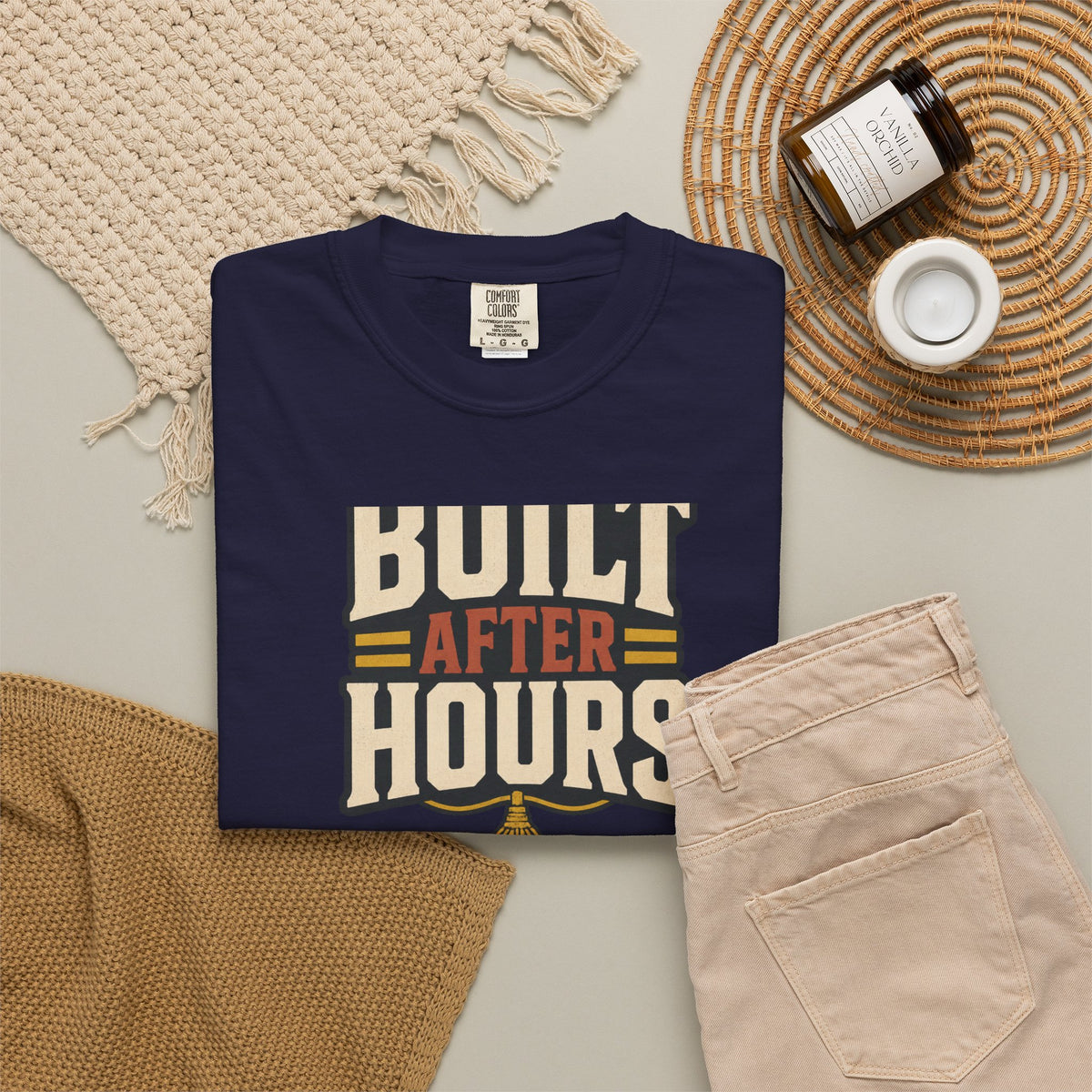 Built After Hours T-Shirt | Vintage Maker Workwear Tee