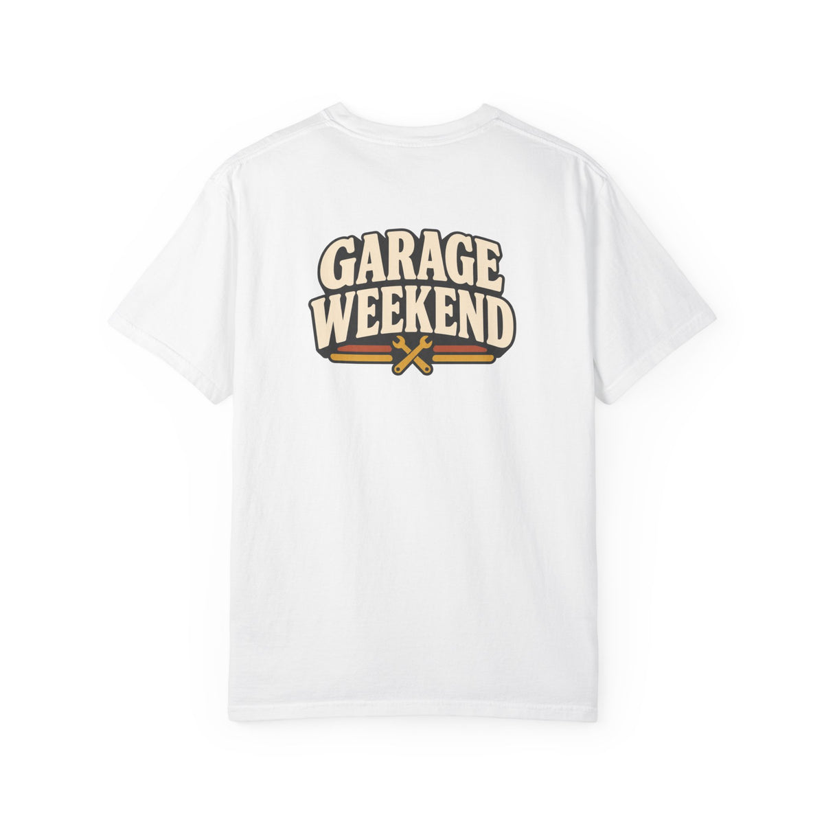 Garage Weekend T-Shirt | Retro Garage Workwear Tee