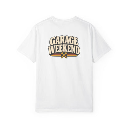Garage Weekend T-Shirt | Retro Garage Workwear Tee