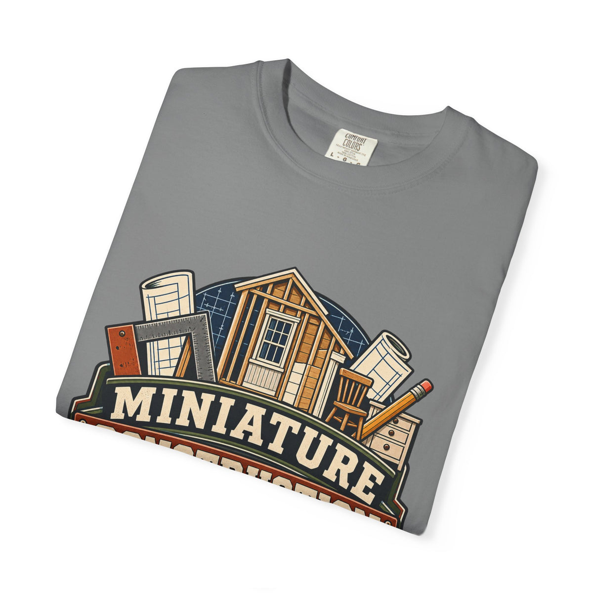 Comfort Colors miniature construction shirt for dollhouse builders