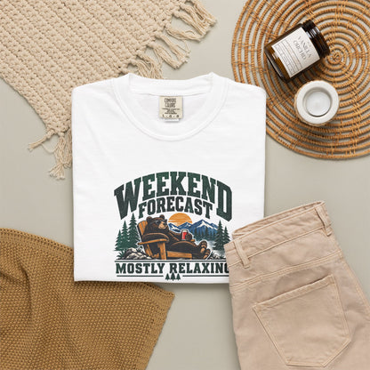 Weekend Forecast: Mostly Relaxing T-Shirt | Retro Outdoor Bear Tee