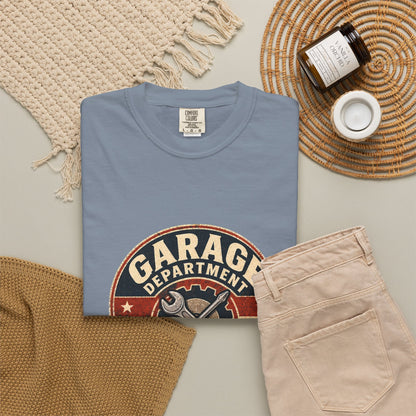 Garage Department T-Shirt | Retro Maintenance Division Workshop Tee