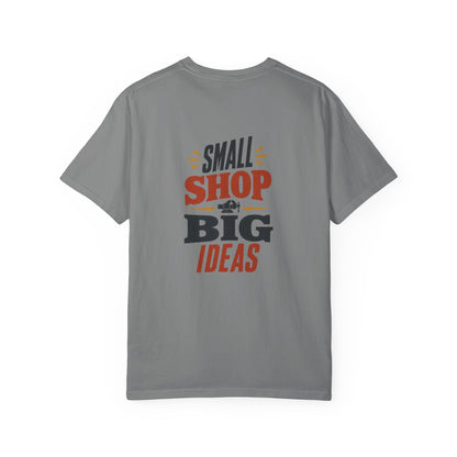 SMALL SHOP BIG IDEAS T-Shirt | Retro Workshop Tee